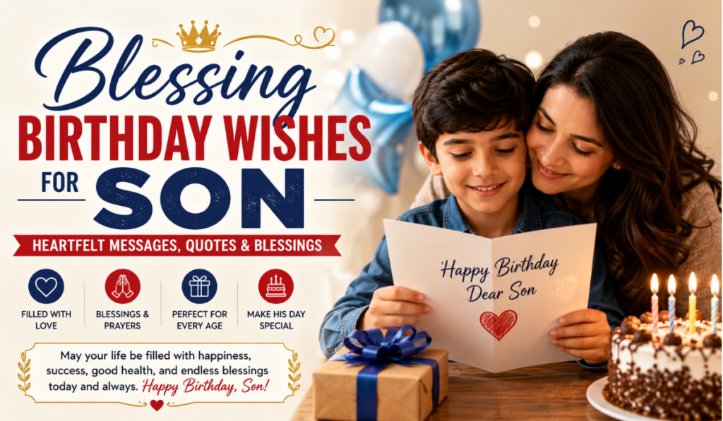 Blessing Birthday Wishes for Son