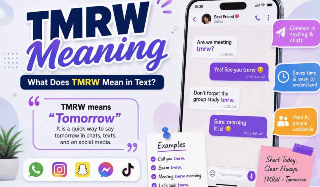 TMRW Meaning