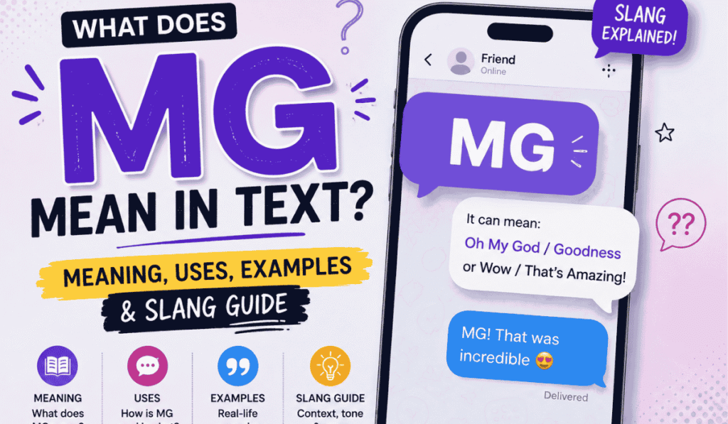 What Does MG Mean in Text