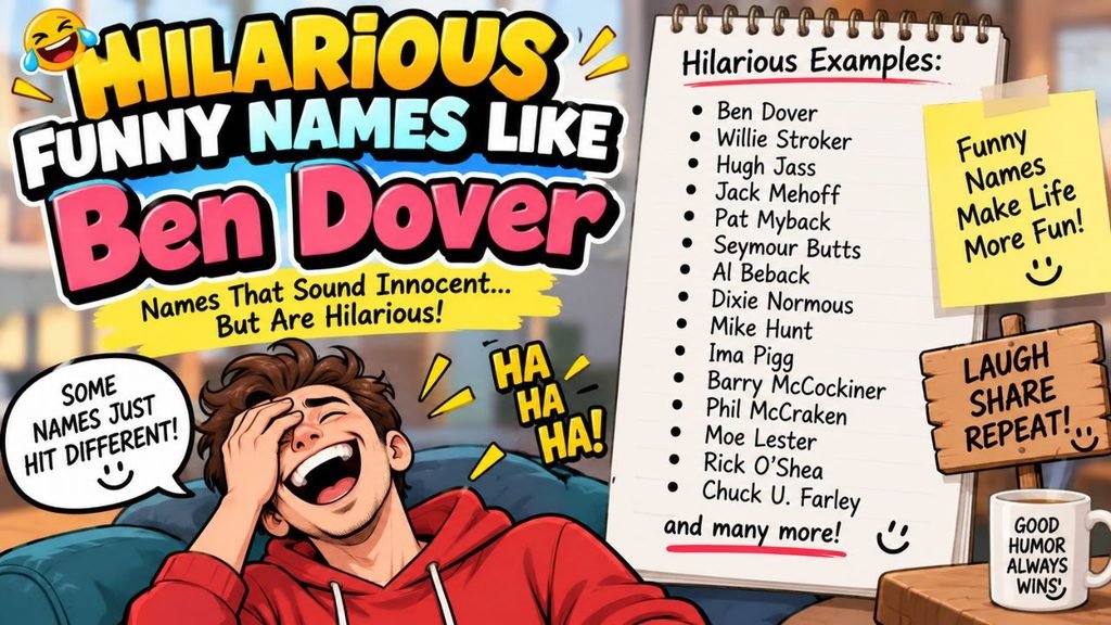 Funny Names Like Ben Dover